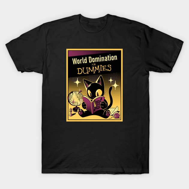World Domination For Dummies Purple by Tobe Fonseca T-Shirt by Tobe_Fonseca